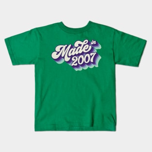 Made in 2007 Kids T-Shirt